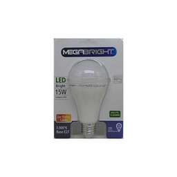 [A17] AMPOLLETA LED 15W / 6400K E27 LUZ FRIA MEGABRIGHT