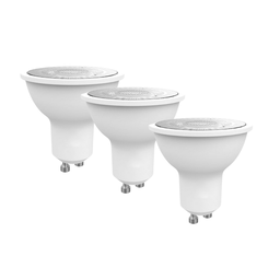 [A21] PACK 3UND AMPOLLETA LED GU10 5.5W / 4000K LUZ NEUTRA MEGABRIGHT