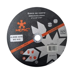 [DC29] DISCO CORTE 9&quot; X 3MM HEMIC